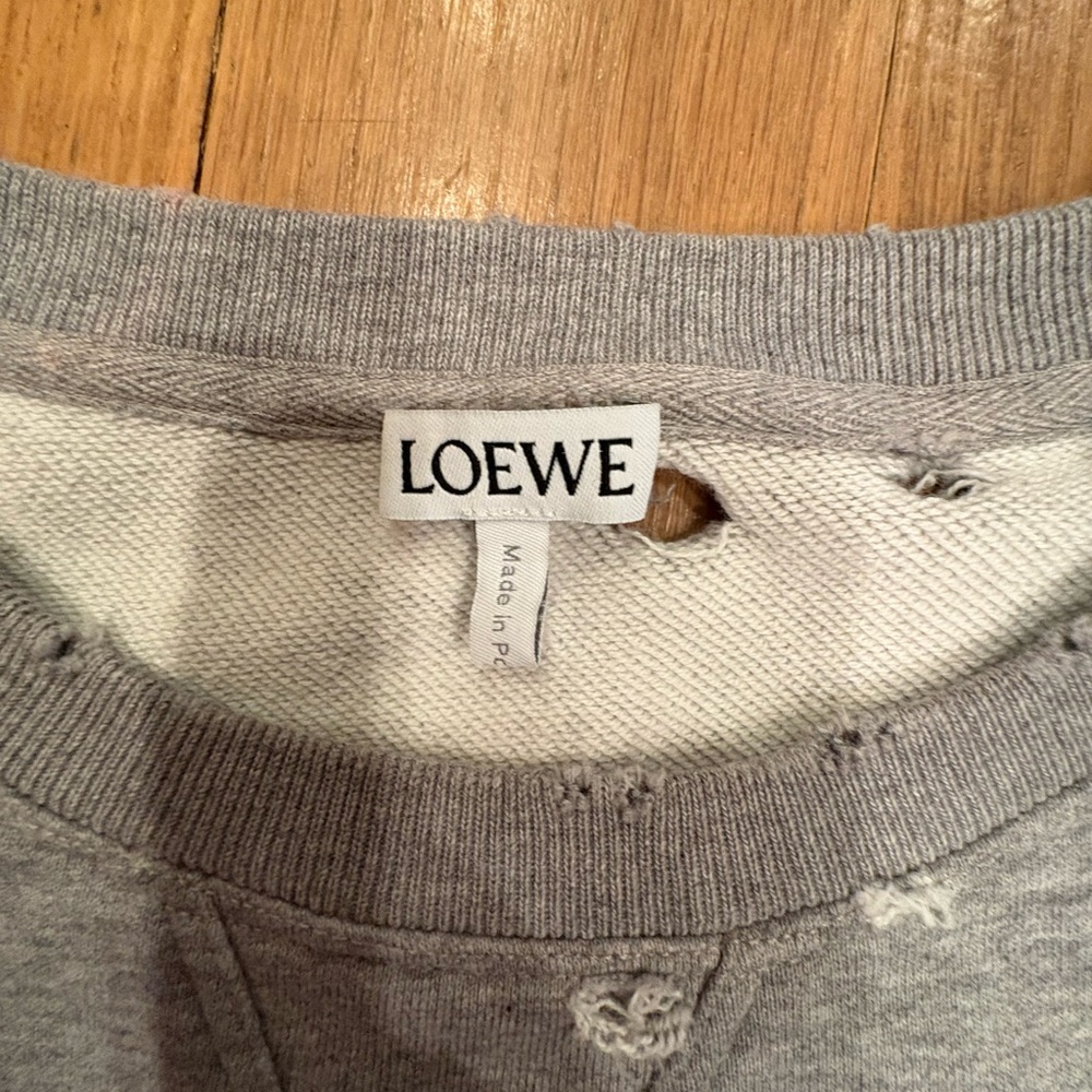 Loewe Gray Women's Sweatshirt - Picture 4 of 4